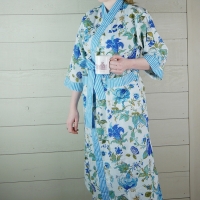 Blue Rose Dressing Gown